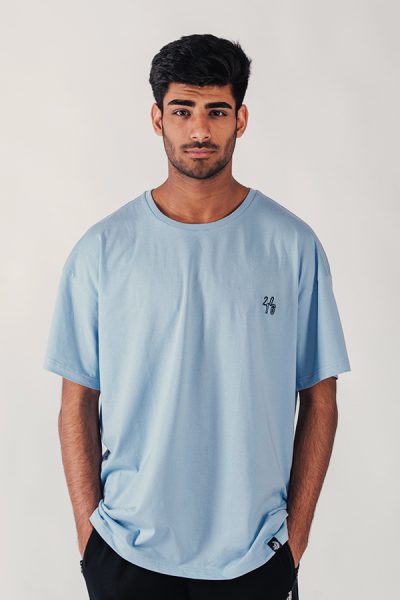 SUMMER T-SHIRT - BABY BLUE